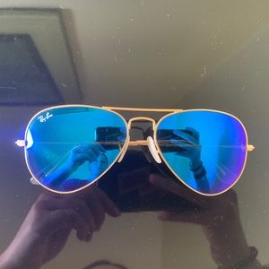 Ray Ban Blue Flash Petite Sunglasses